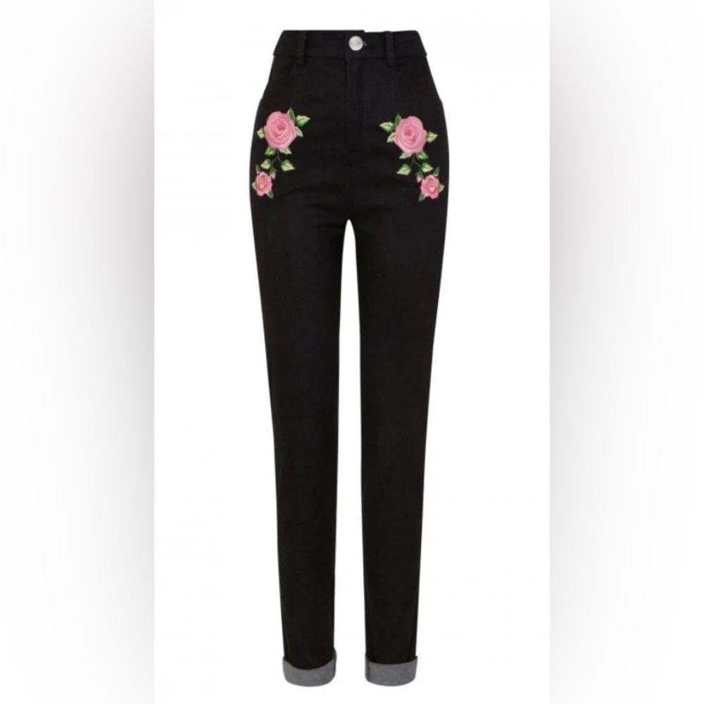 Collectif Becca Rose Denim Jeans